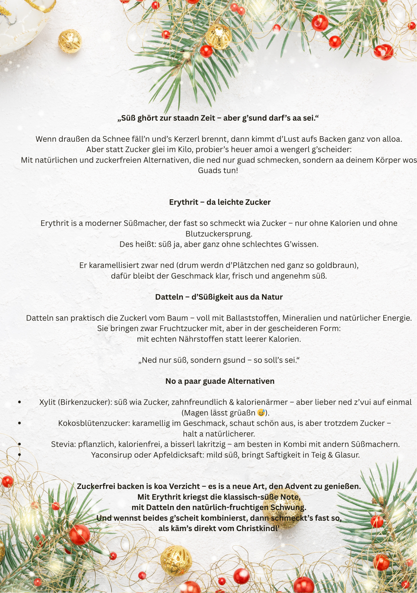 Rezeptbuch Christkindls Gsunde Weihnachten